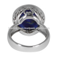 Lapis Gemstone 925 Sterling Silver Ring Jewelry